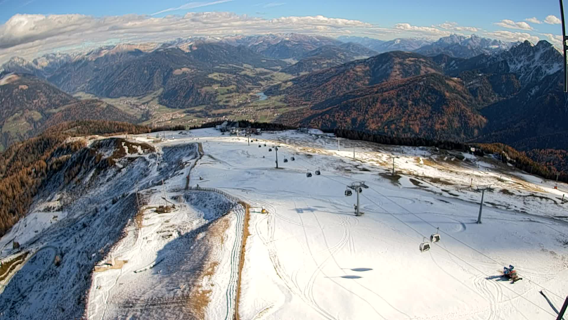 Kronplatz-Gipfel | Blick nach Olang – Valdaora