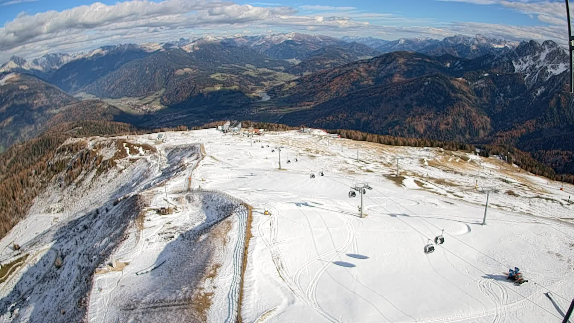 Kronplatz-Gipfel | Blick nach Olang – Valdaora