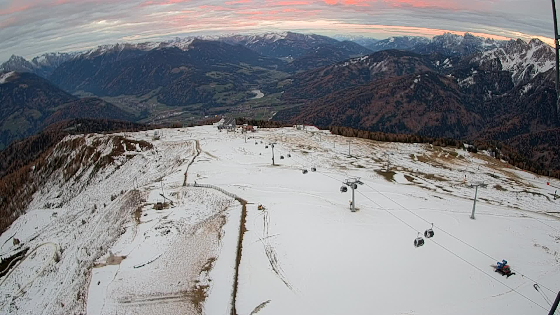Sommet du Kronplatz | vue sur Valdaora – Olang