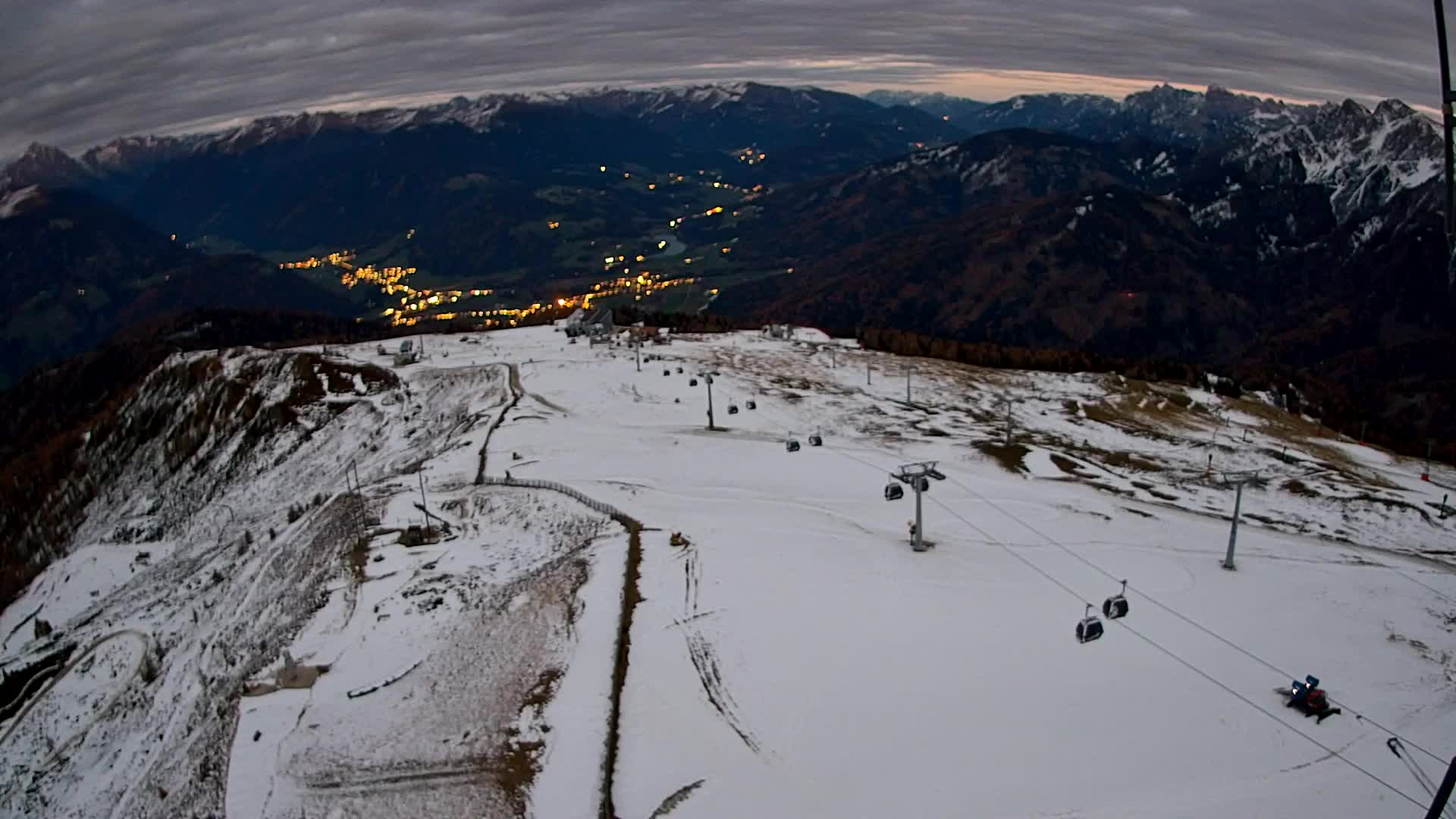 Kronplatz vrh | pogled na Valdaora – Olang