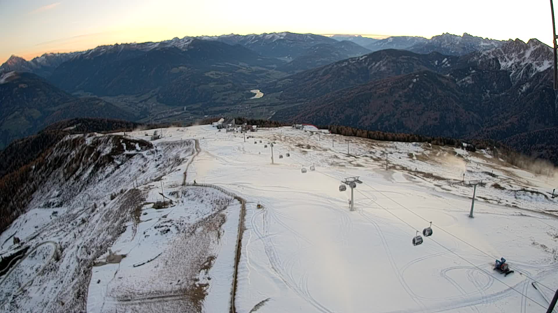 Kronplatz vrh | pogled na Valdaora – Olang