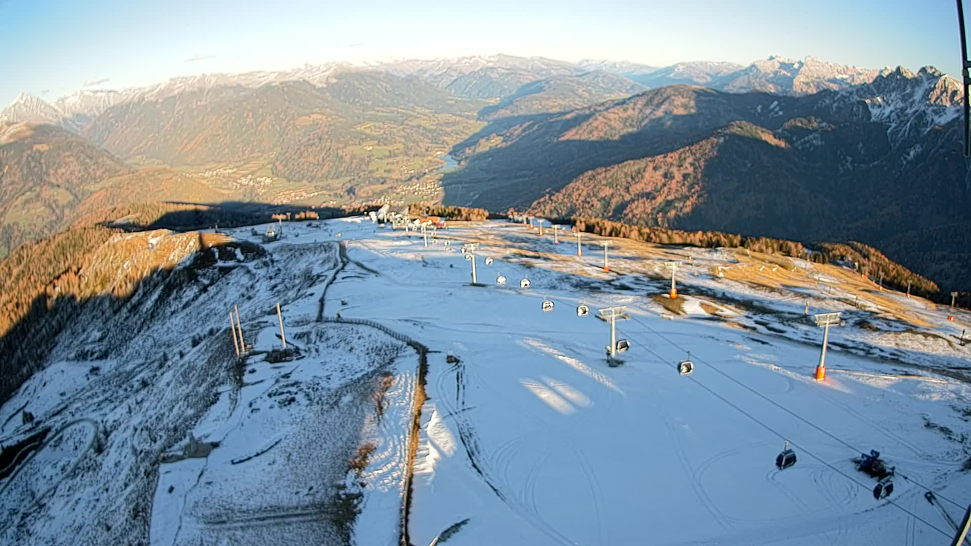 Kronplatz vrh | pogled na Valdaora – Olang