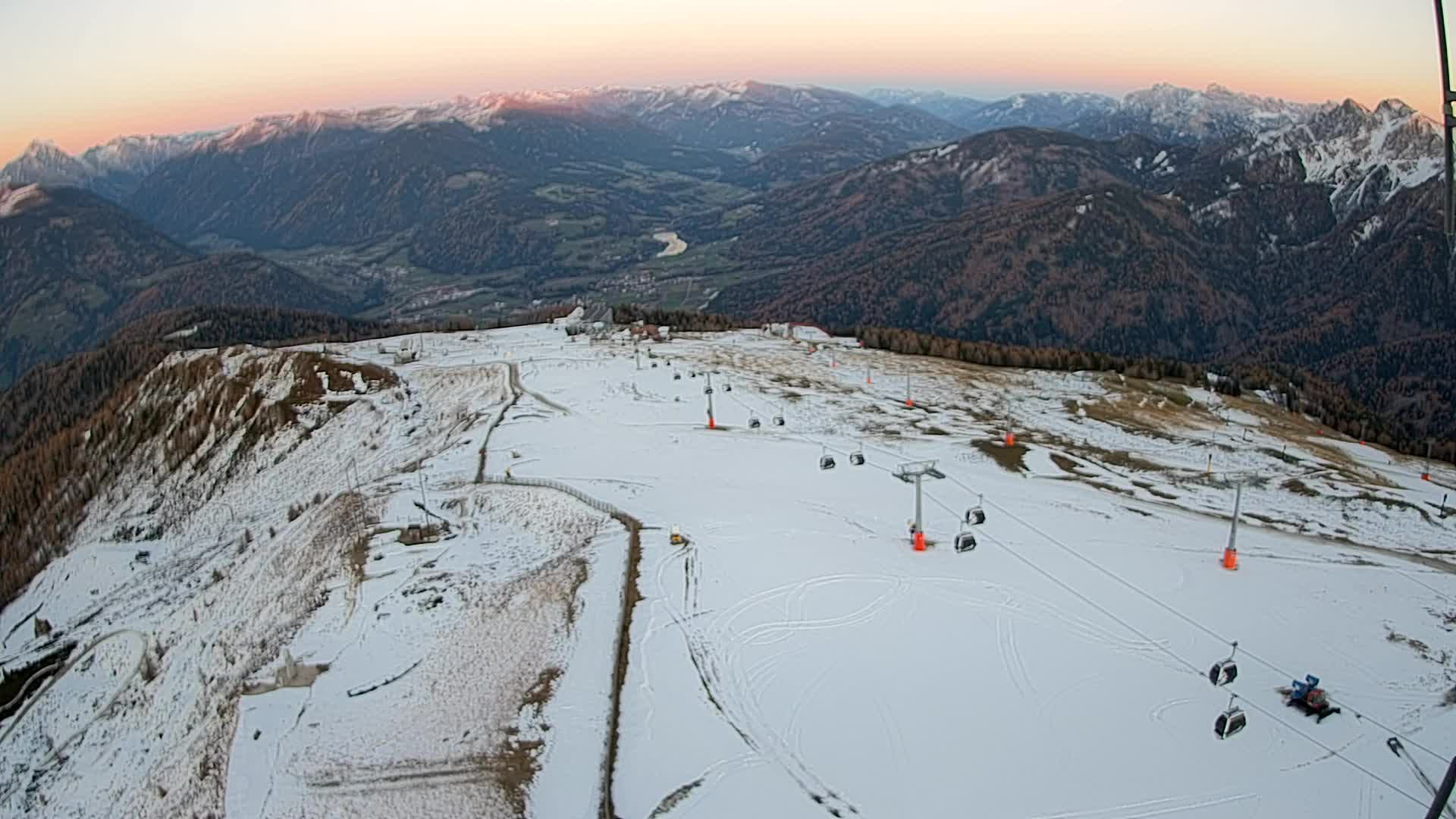 Kronplatz vrh | pogled na Valdaora – Olang