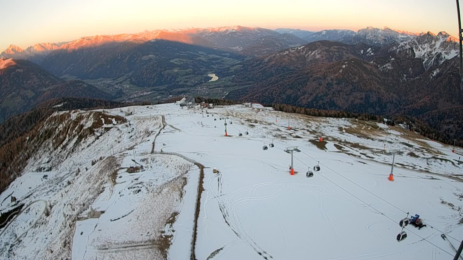 Kronplatz vrh | pogled na Valdaoro – Olang