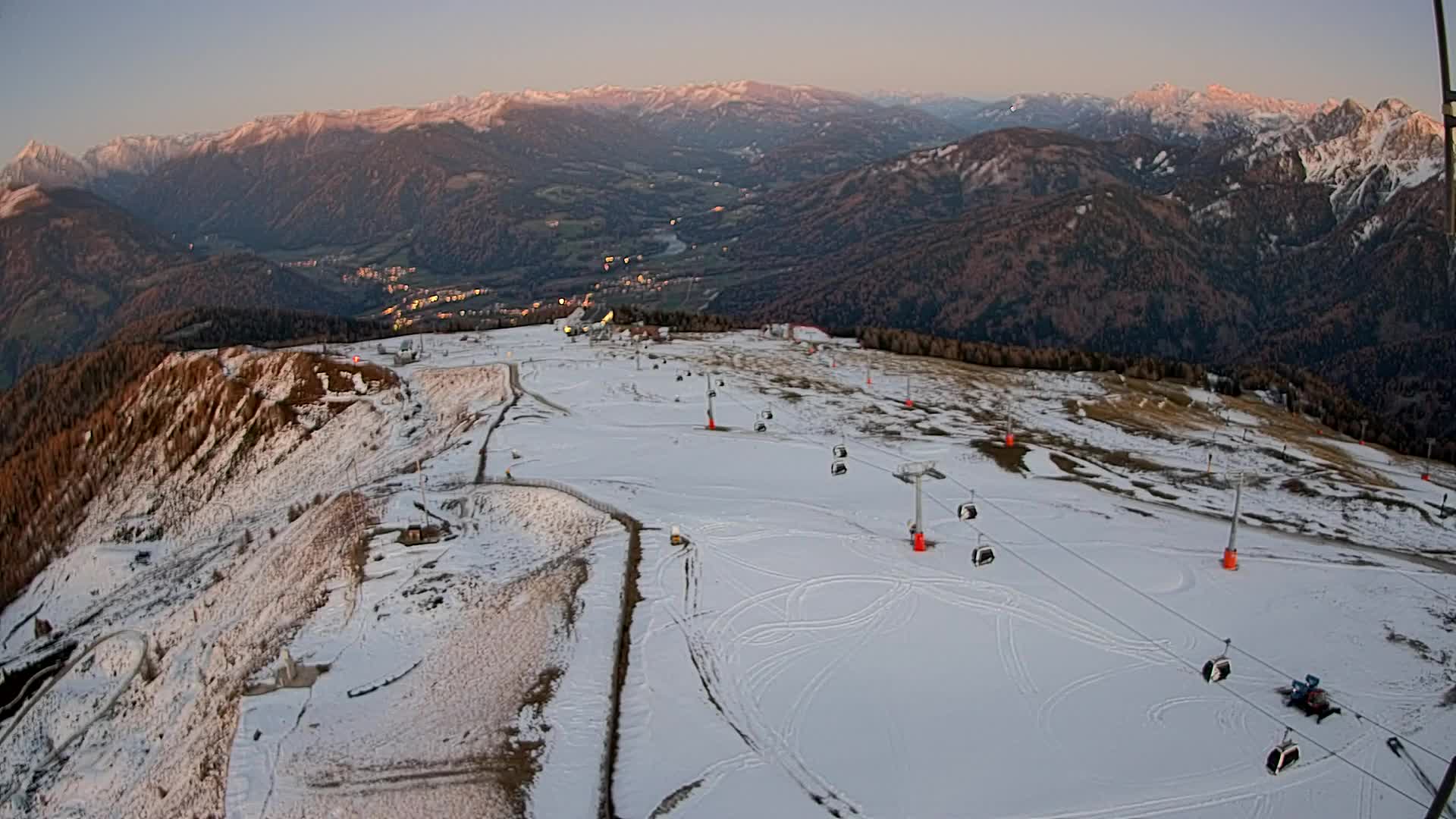Kronplatz vrh | pogled na Valdaora – Olang