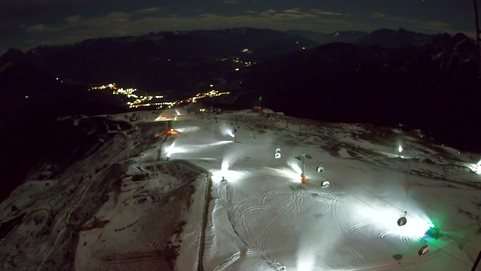 Kronplatz-Gipfel | Blick nach Olang – Valdaora