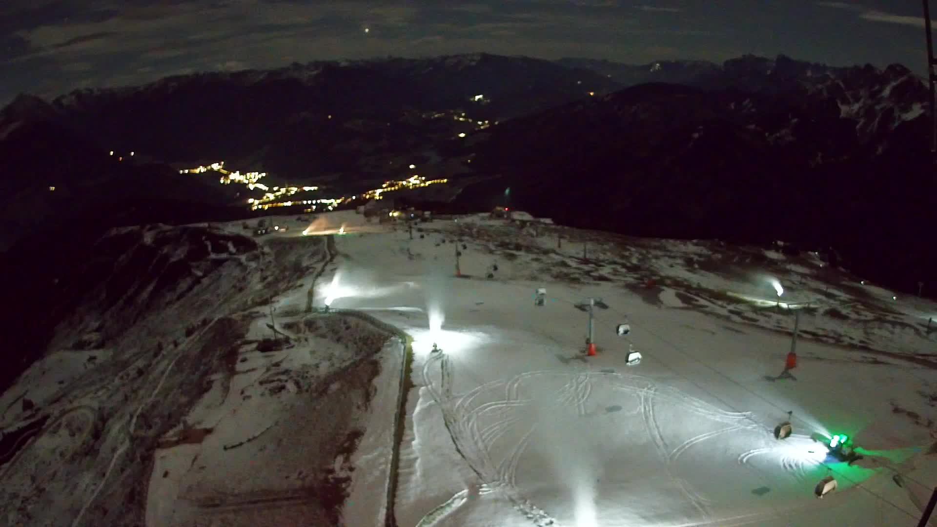 Kronplatz-Gipfel | Blick nach Olang – Valdaora
