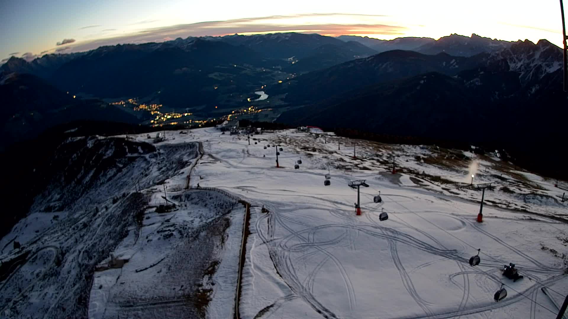 Kronplatz vrh | pogled na Valdaora – Olang