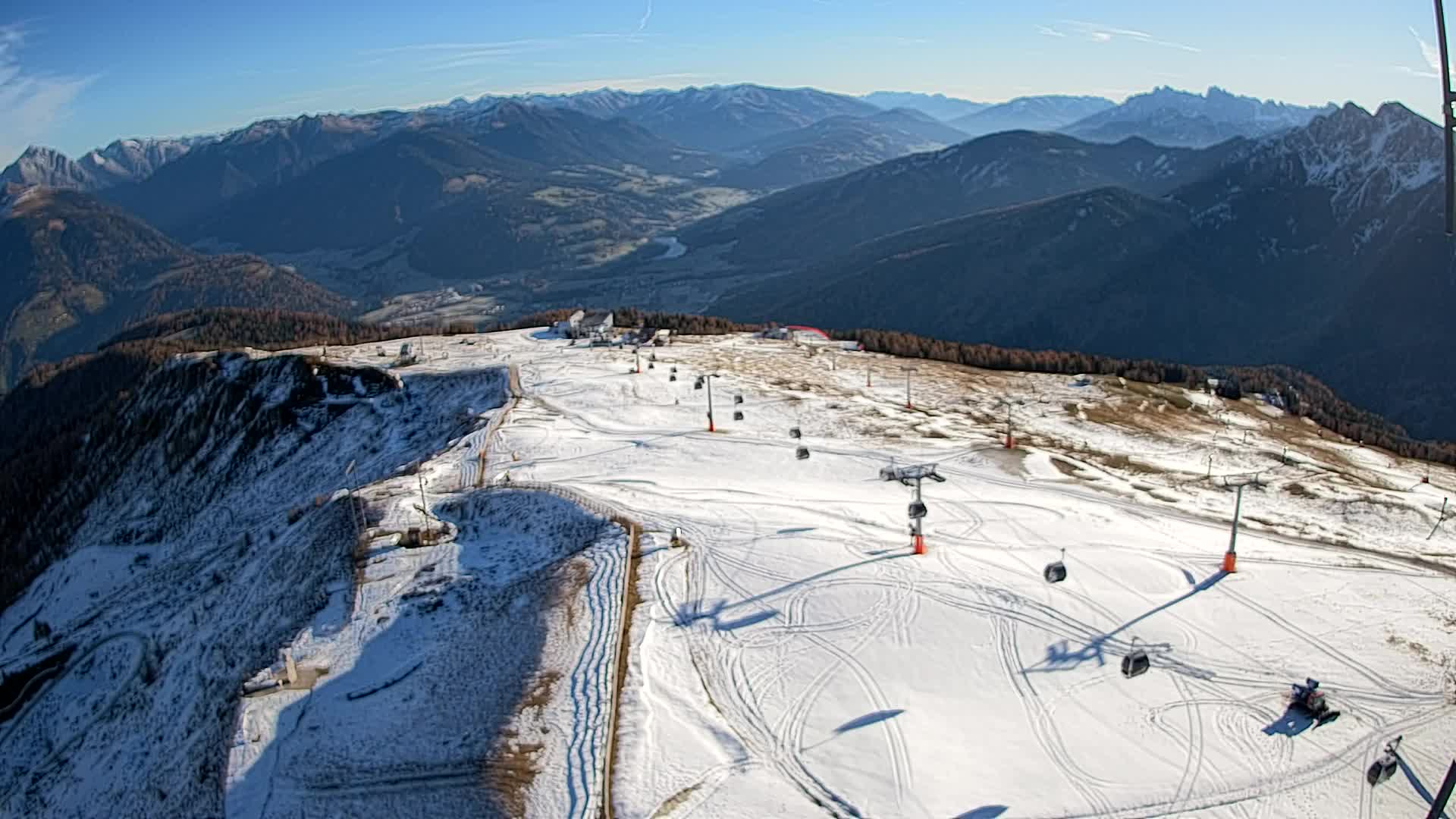 Kronplatz-Gipfel | Blick nach Olang – Valdaora