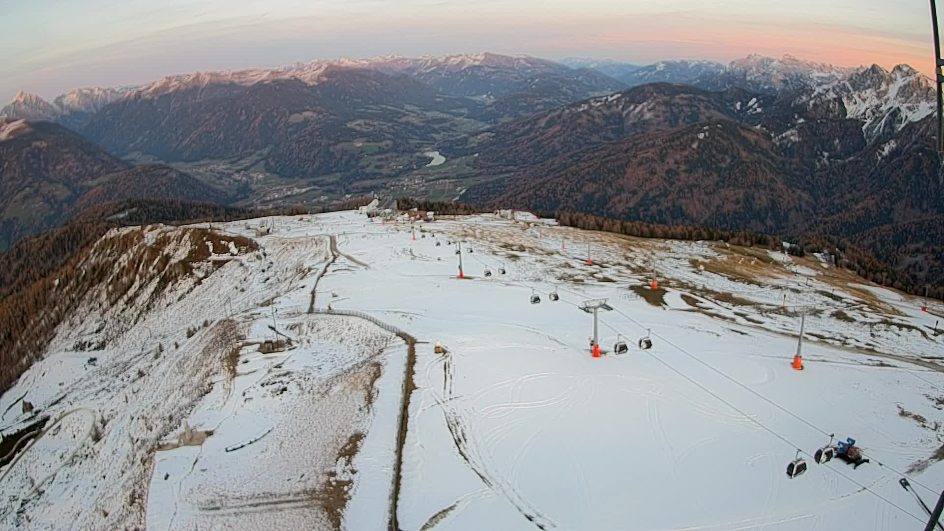 Sommet du Kronplatz | vue sur Valdaora – Olang
