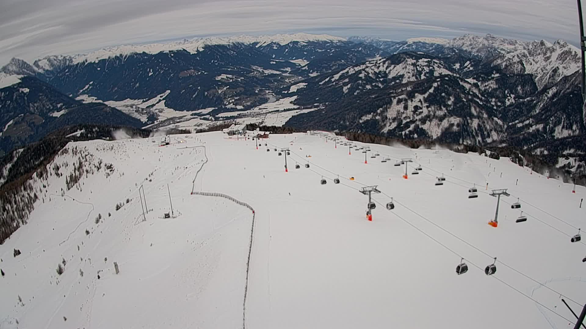 Sommet du Kronplatz | vue sur Valdaora – Olang