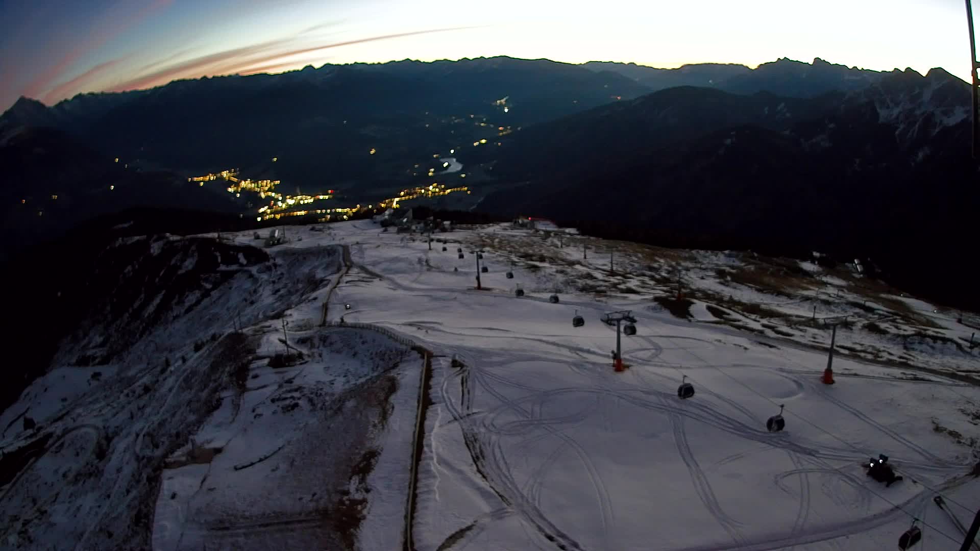 Kronplatz-Gipfel | Blick nach Olang – Valdaora