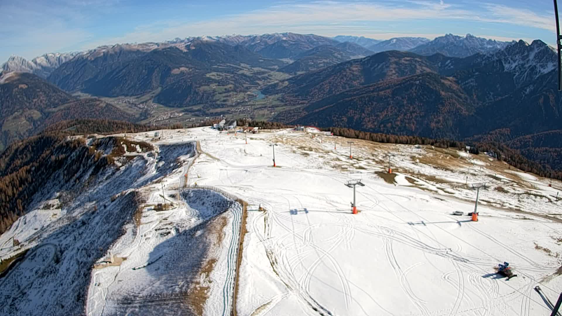 Kronplatz-Gipfel | Blick nach Olang – Valdaora