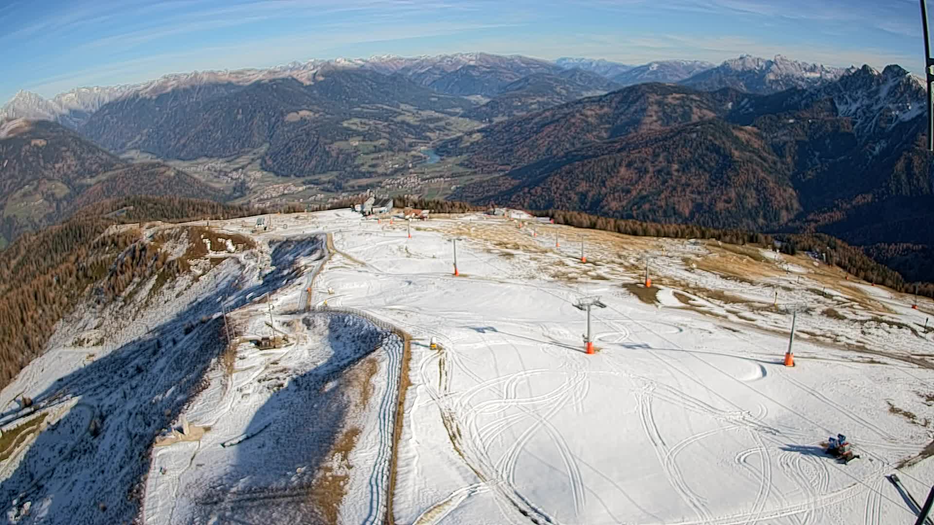 Kronplatz-Gipfel | Blick nach Olang – Valdaora