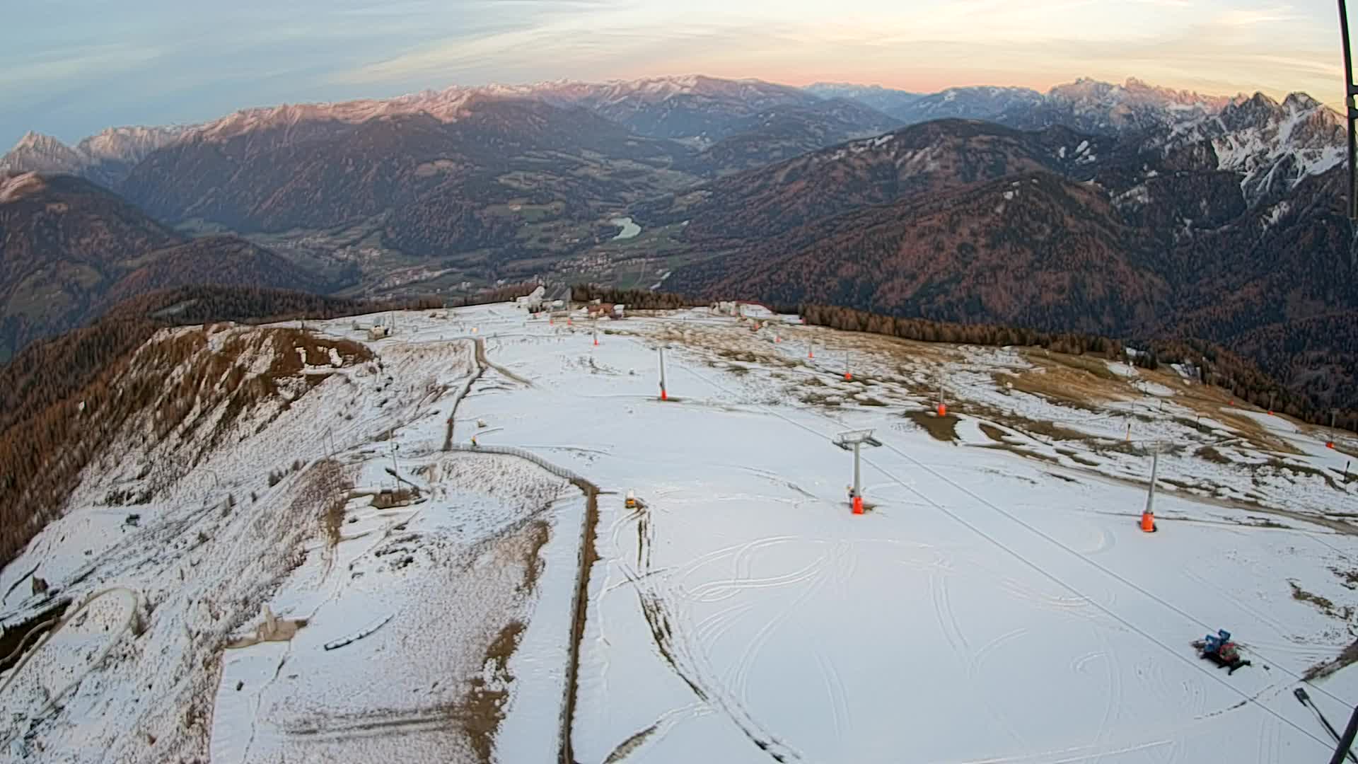 Kronplatz vrh | pogled na Valdaora – Olang