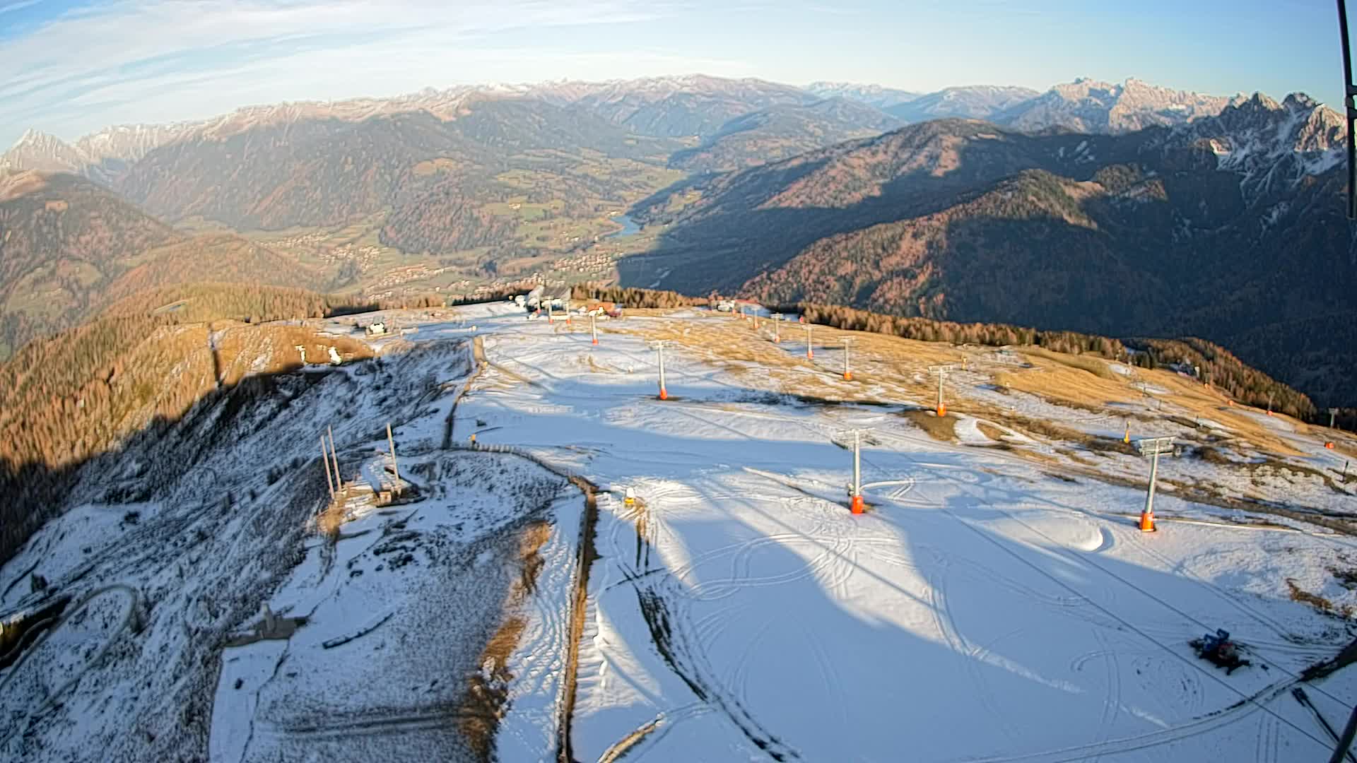 Kronplatz-Gipfel | Blick nach Olang – Valdaora