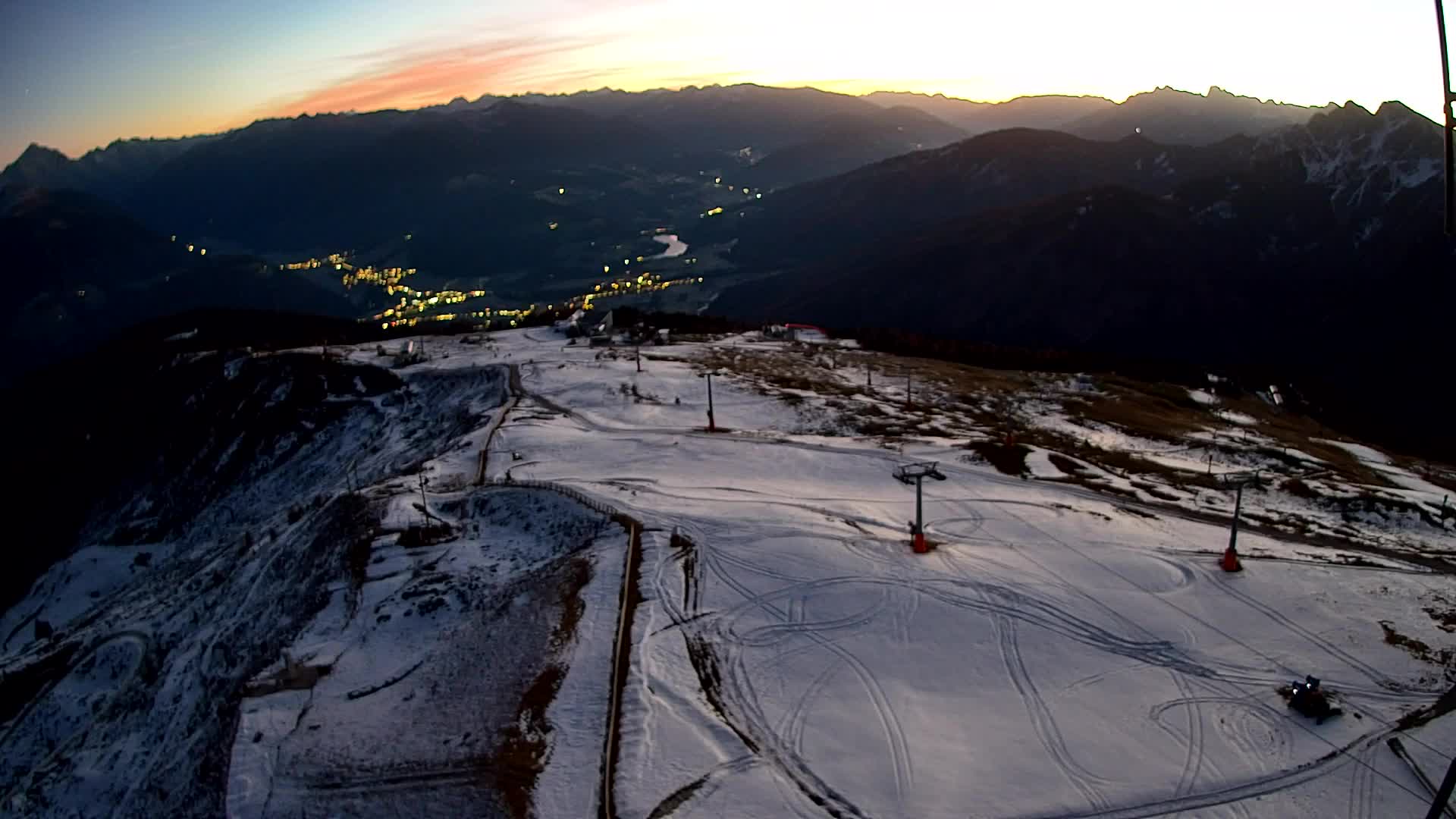 Kronplatz-Gipfel | Blick nach Olang – Valdaora