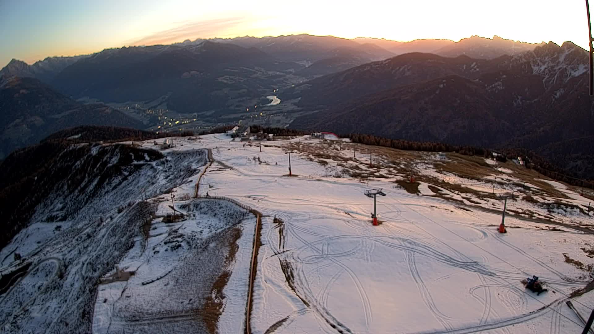 Kronplatz-Gipfel | Blick nach Olang – Valdaora