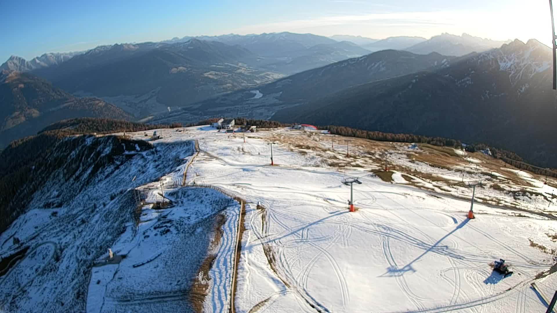 Kronplatz-Gipfel | Blick nach Olang – Valdaora