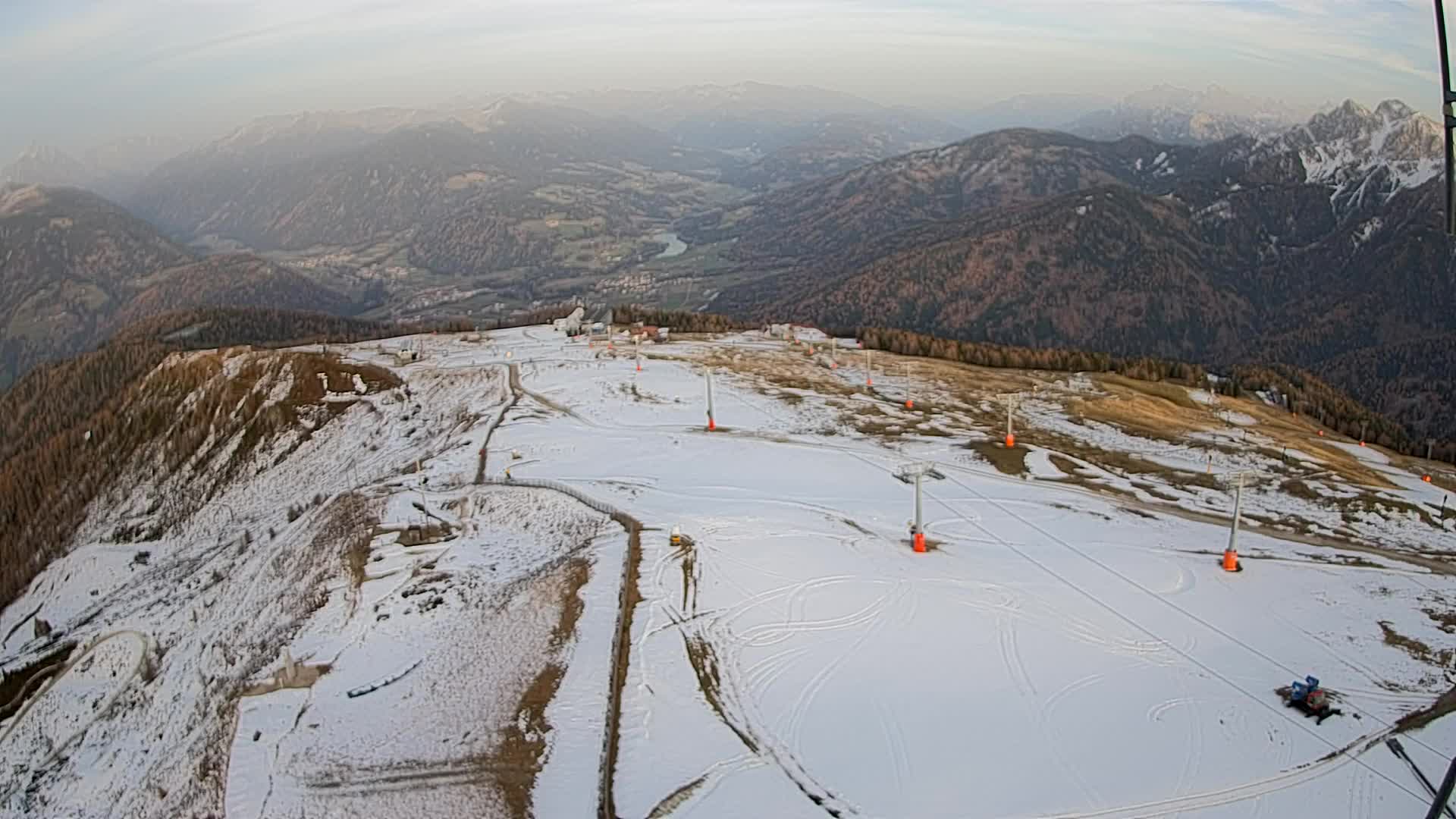 Kronplatz-Gipfel | Blick nach Olang – Valdaora