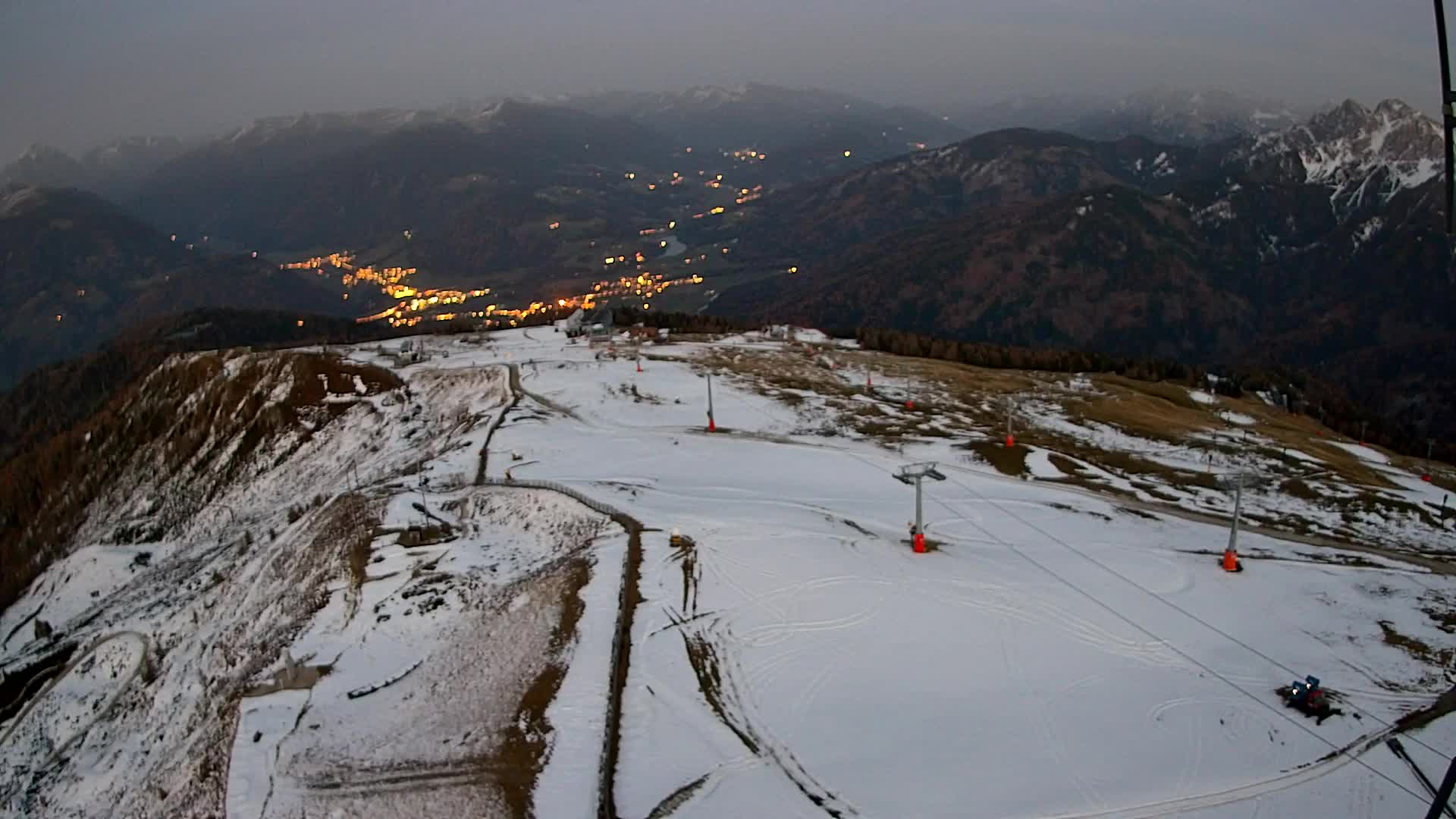 Kronplatz-Gipfel | Blick nach Olang – Valdaora