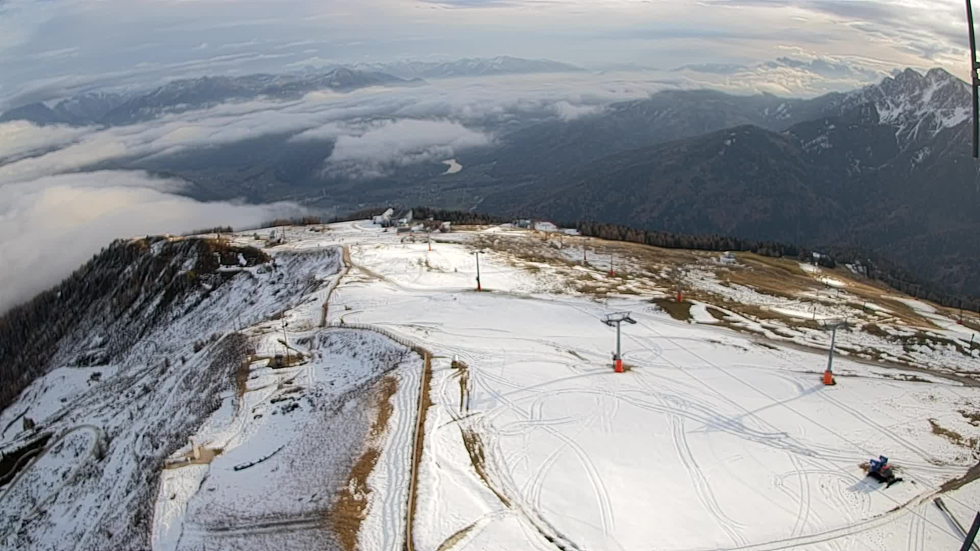 Kronplatz-Gipfel | Blick nach Olang – Valdaora