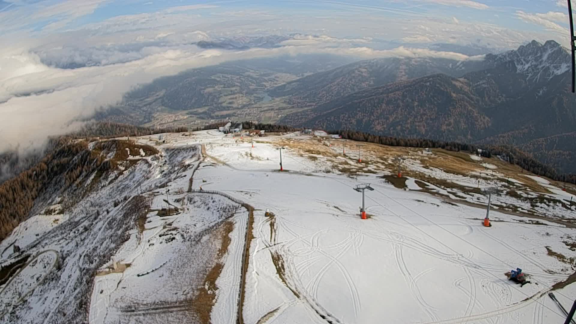 Sommet du Kronplatz | vue sur Valdaora – Olang