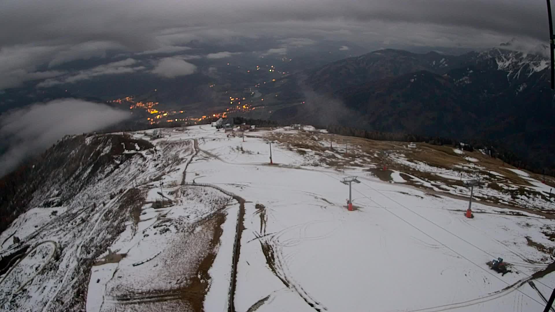 Kronplatz-Gipfel | Blick nach Olang – Valdaora
