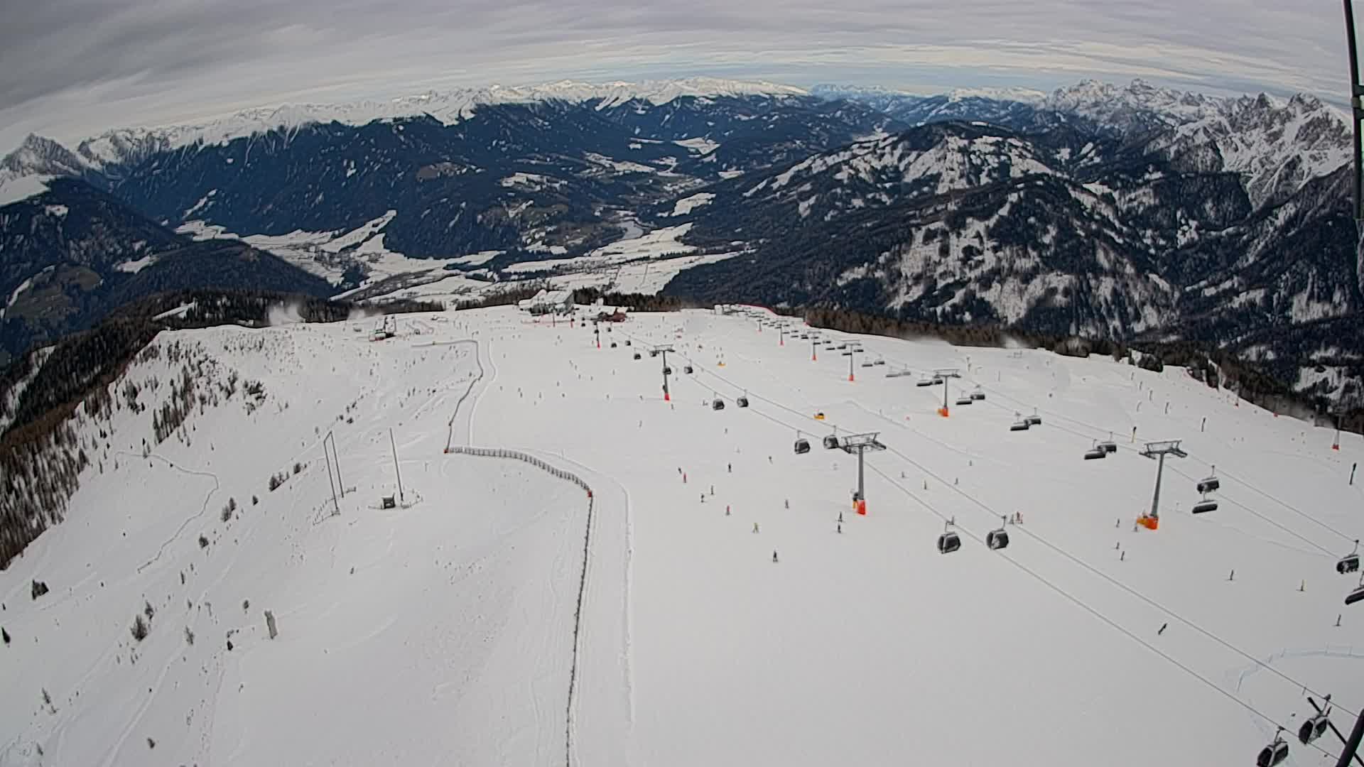 Sommet du Kronplatz | vue sur Valdaora – Olang
