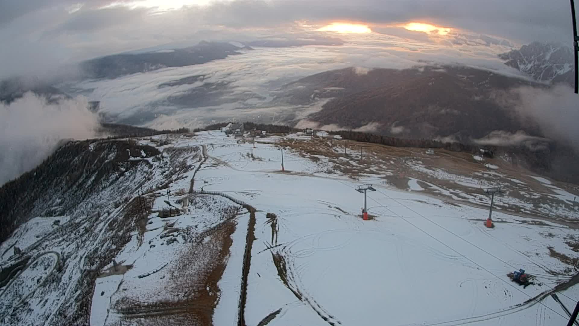 Kronplatz-Gipfel | Blick nach Olang – Valdaora
