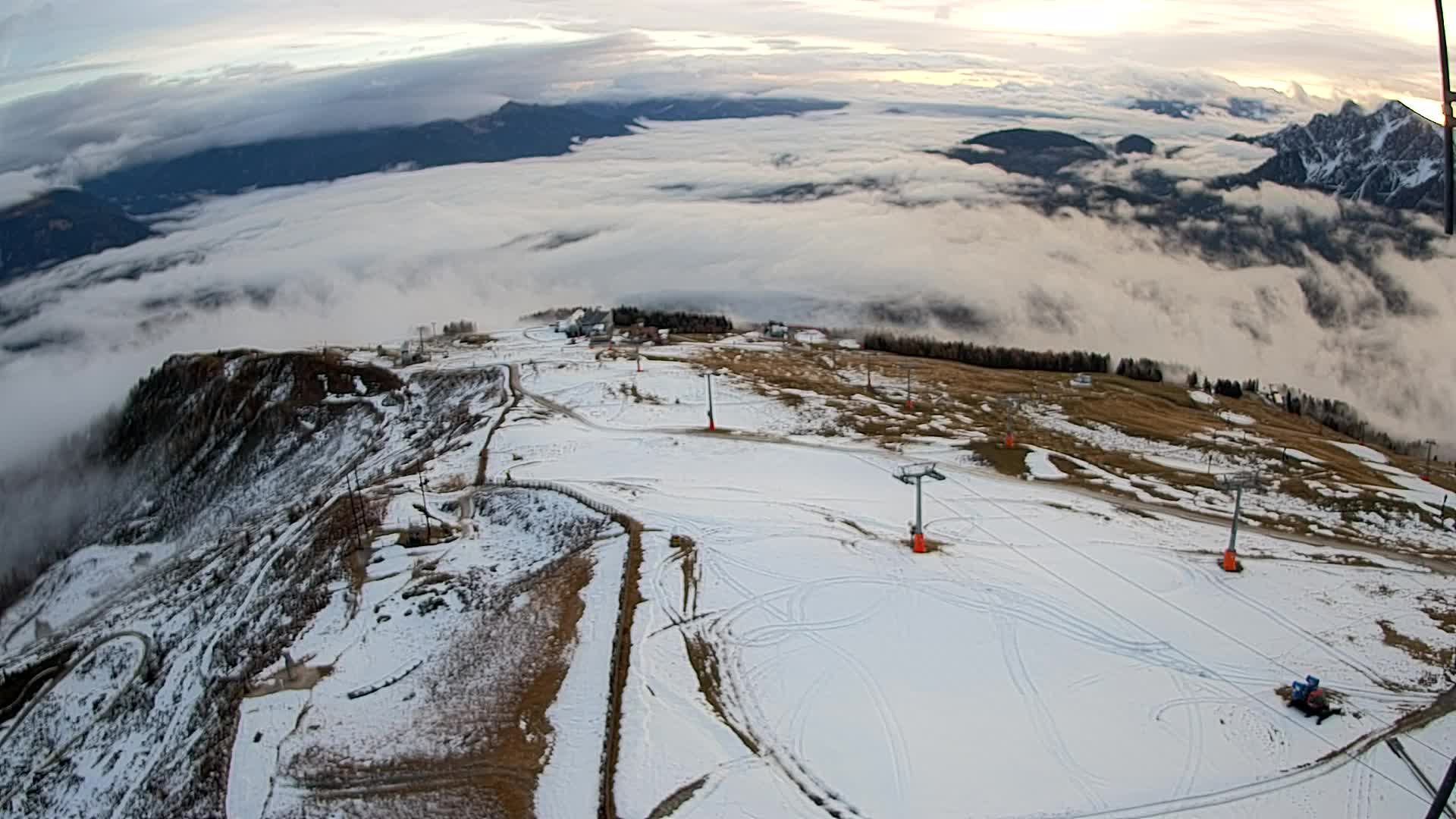 Kronplatz vrh | pogled na Valdaora – Olang