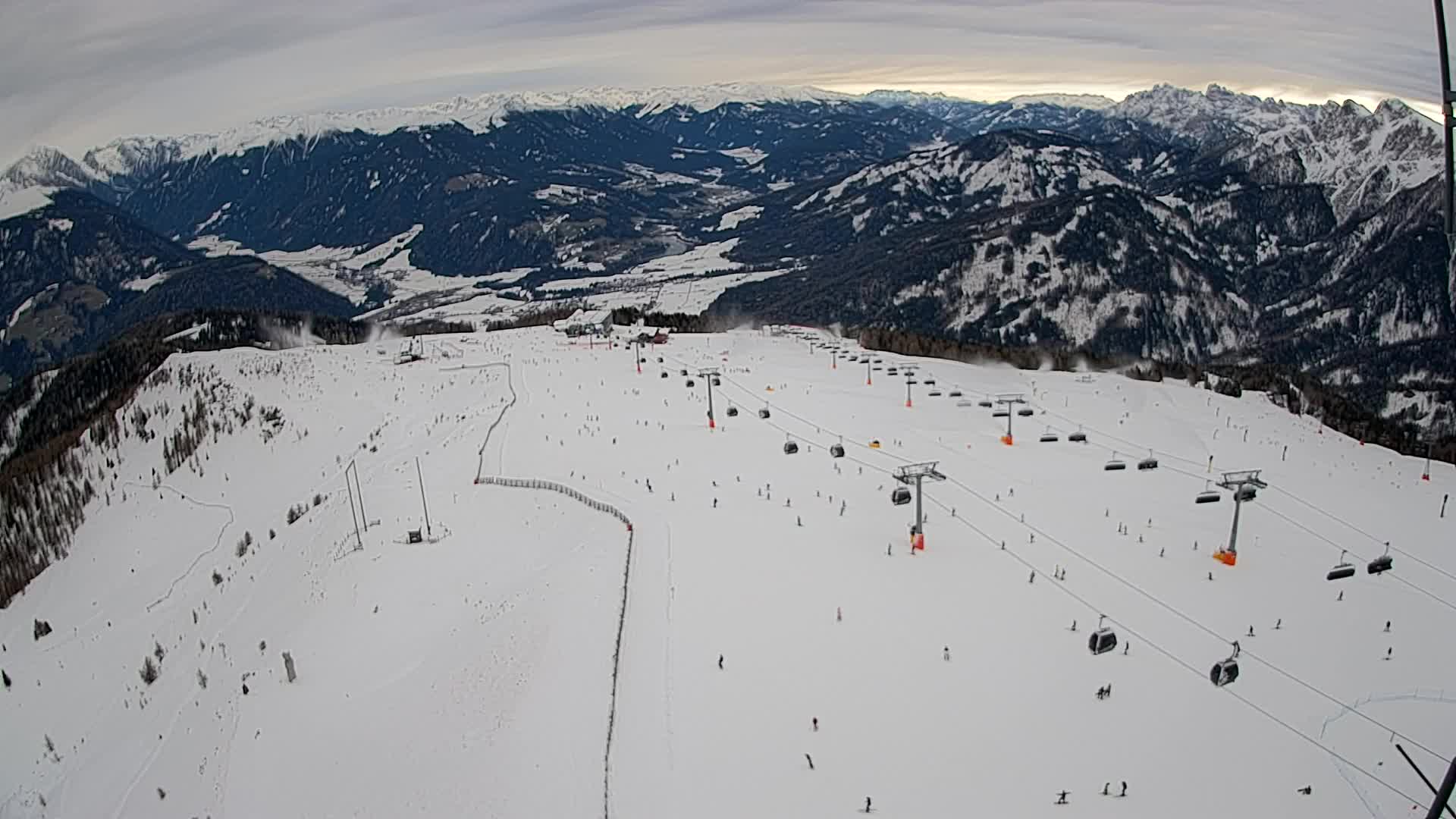 Kronplatz vrh | pogled na Valdaora – Olang