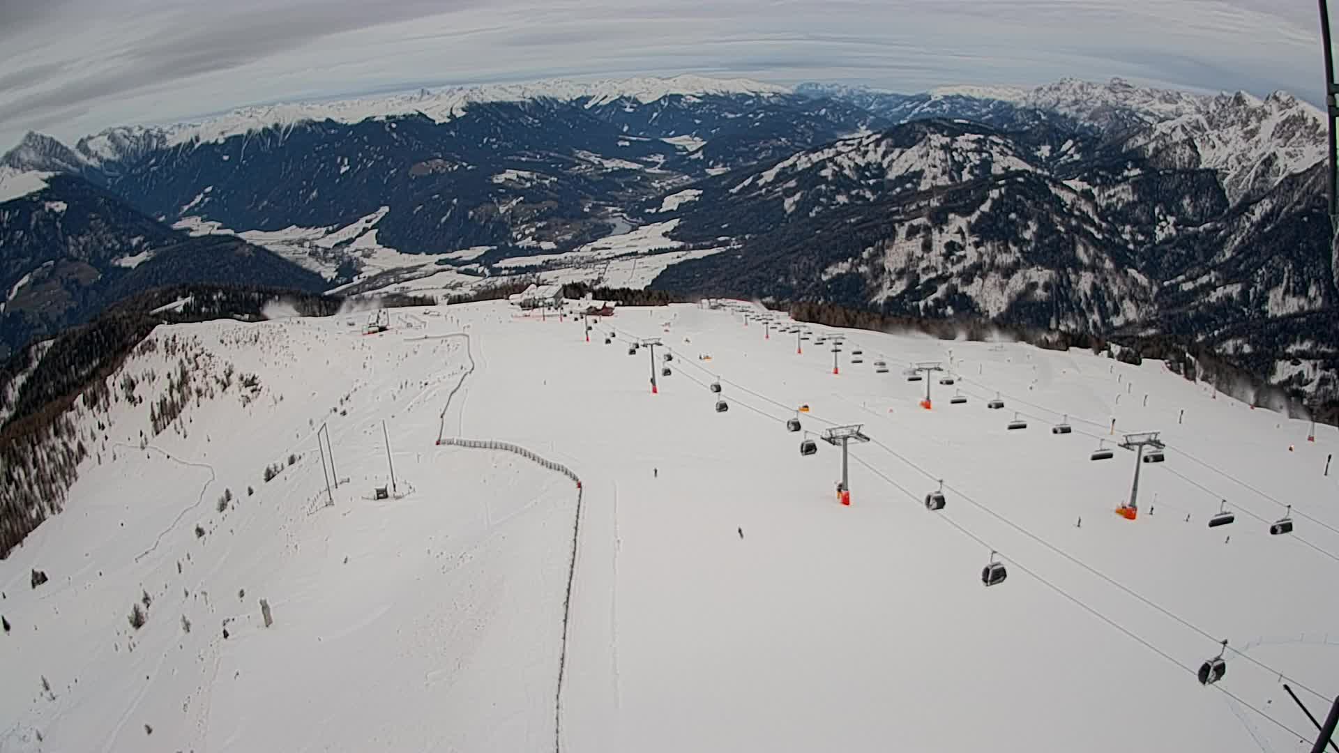 Kronplatz-Gipfel | Blick nach Olang – Valdaora