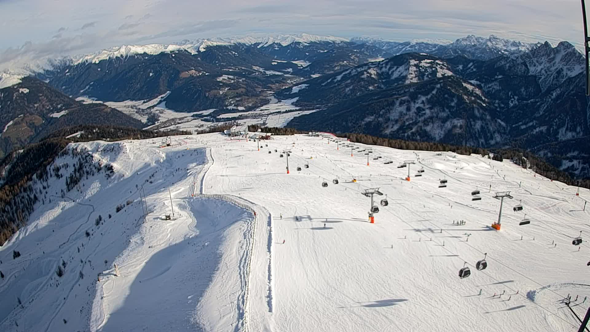 Sommet du Kronplatz | vue sur Valdaora – Olang
