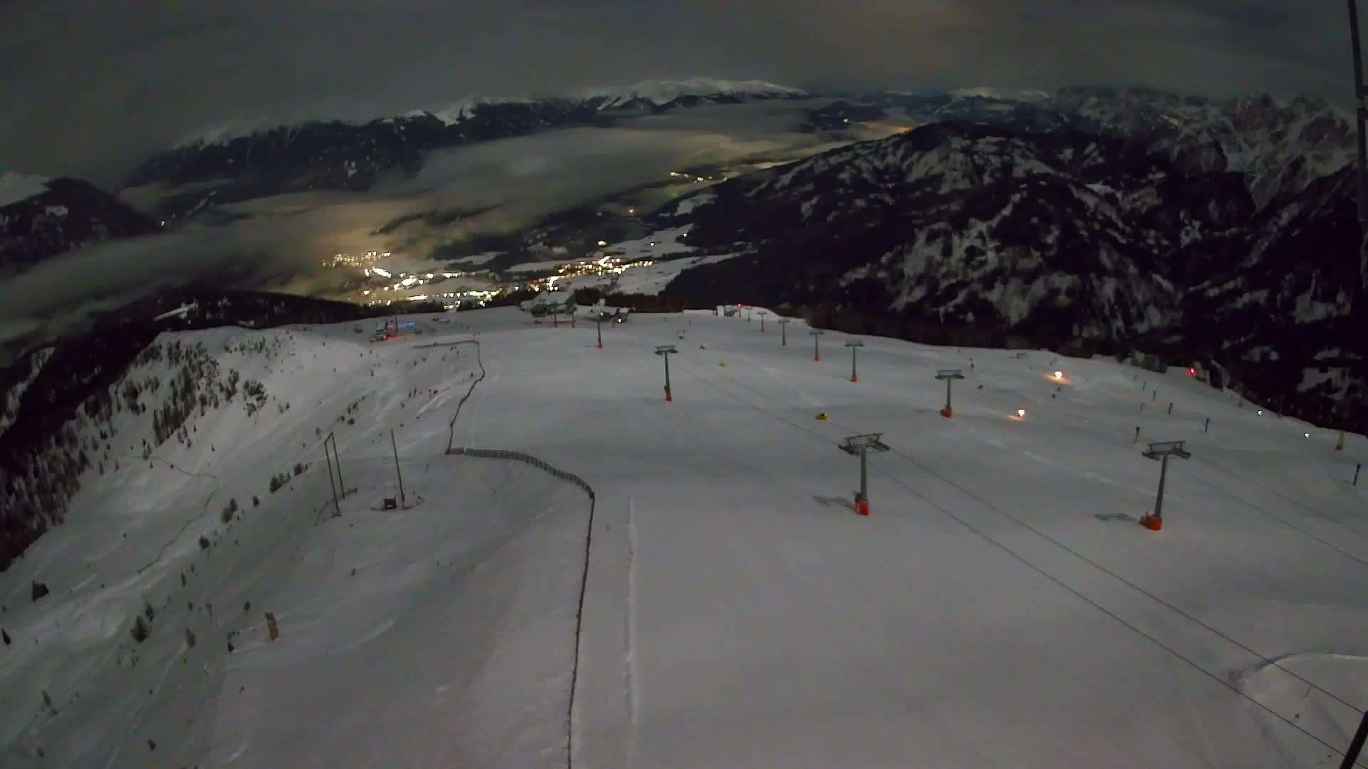 Kronplatz-Gipfel | Blick nach Olang – Valdaora