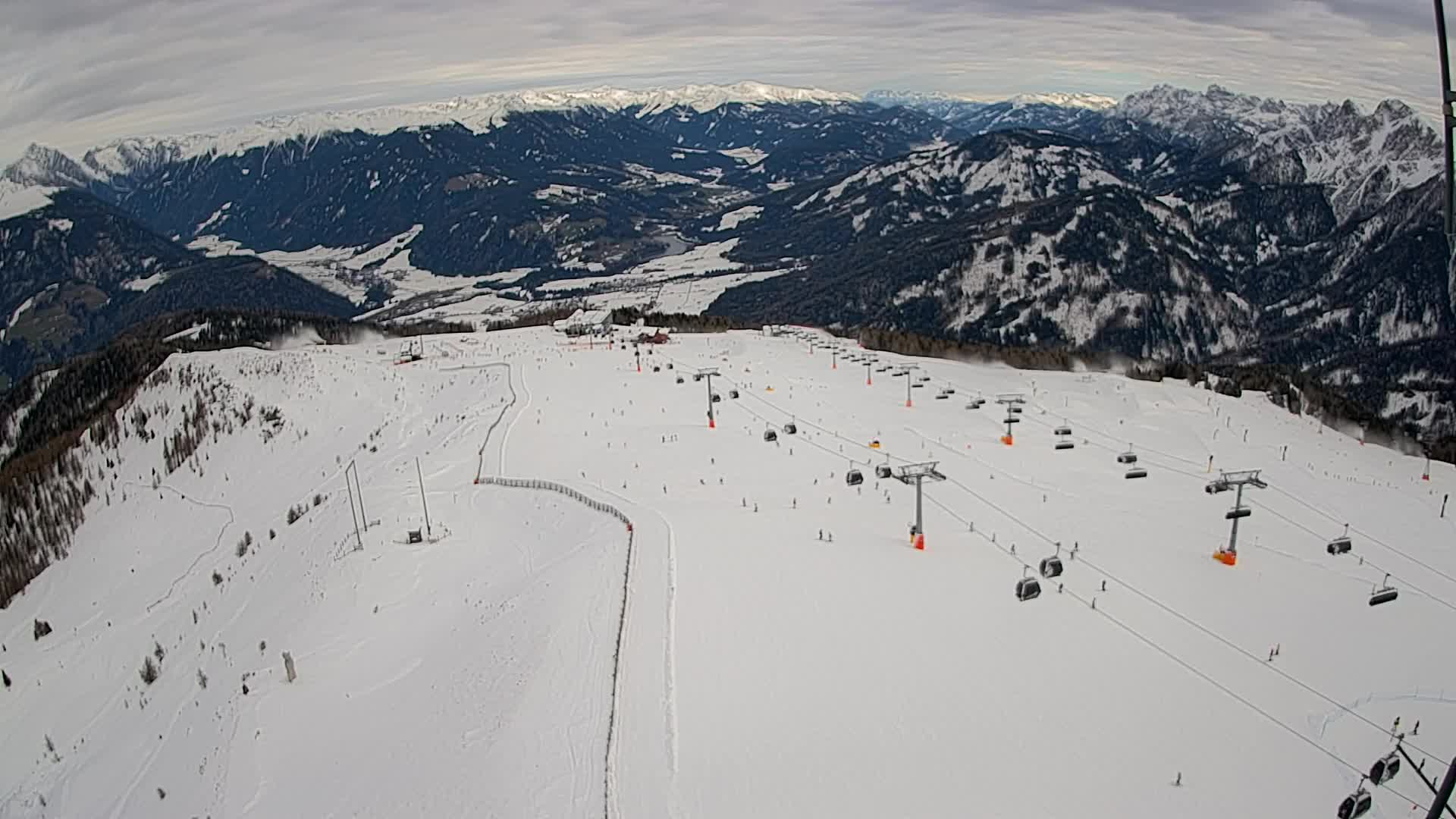 Sommet du Kronplatz | vue sur Valdaora – Olang