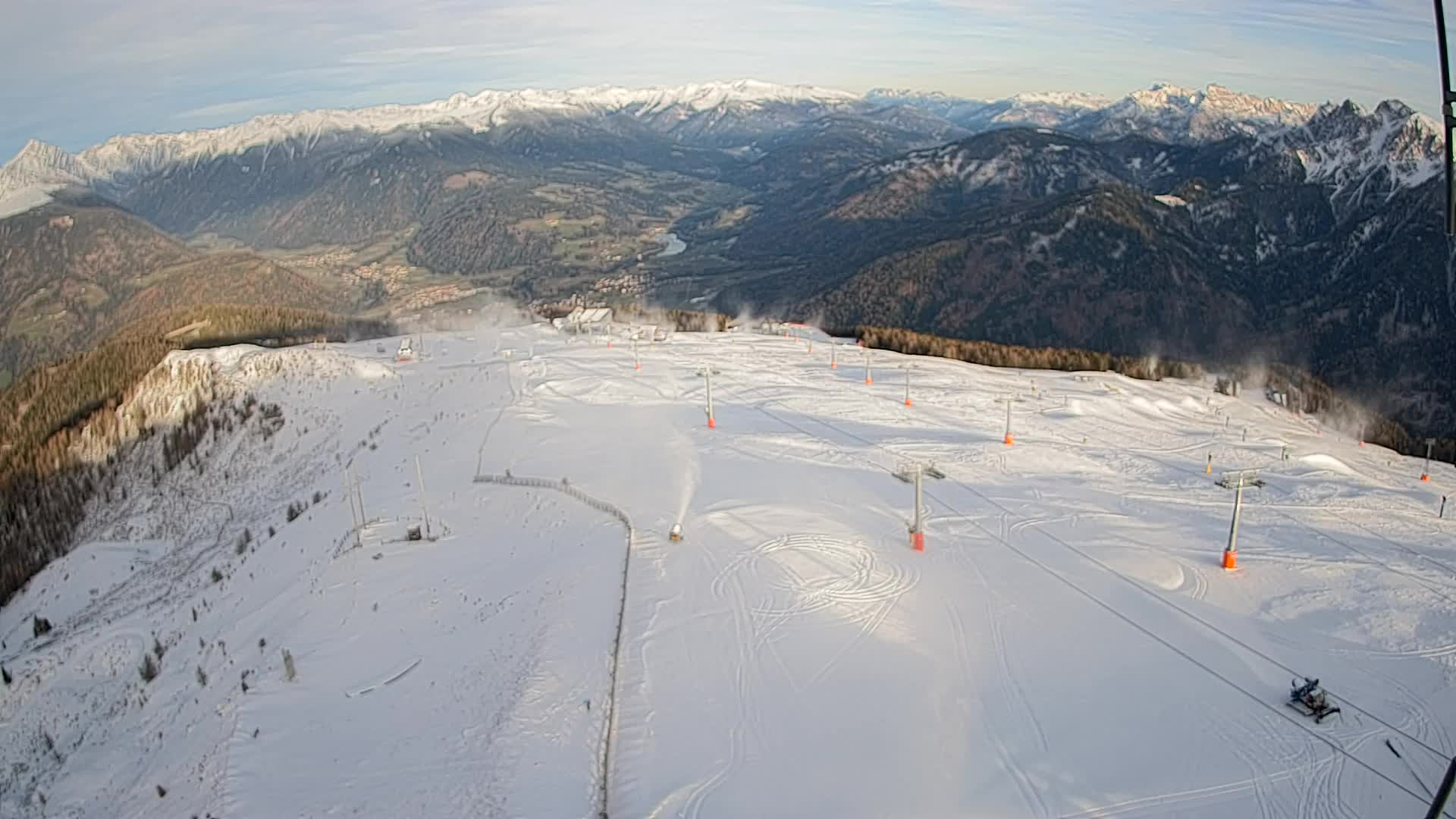 Sommet du Kronplatz | vue sur Valdaora – Olang