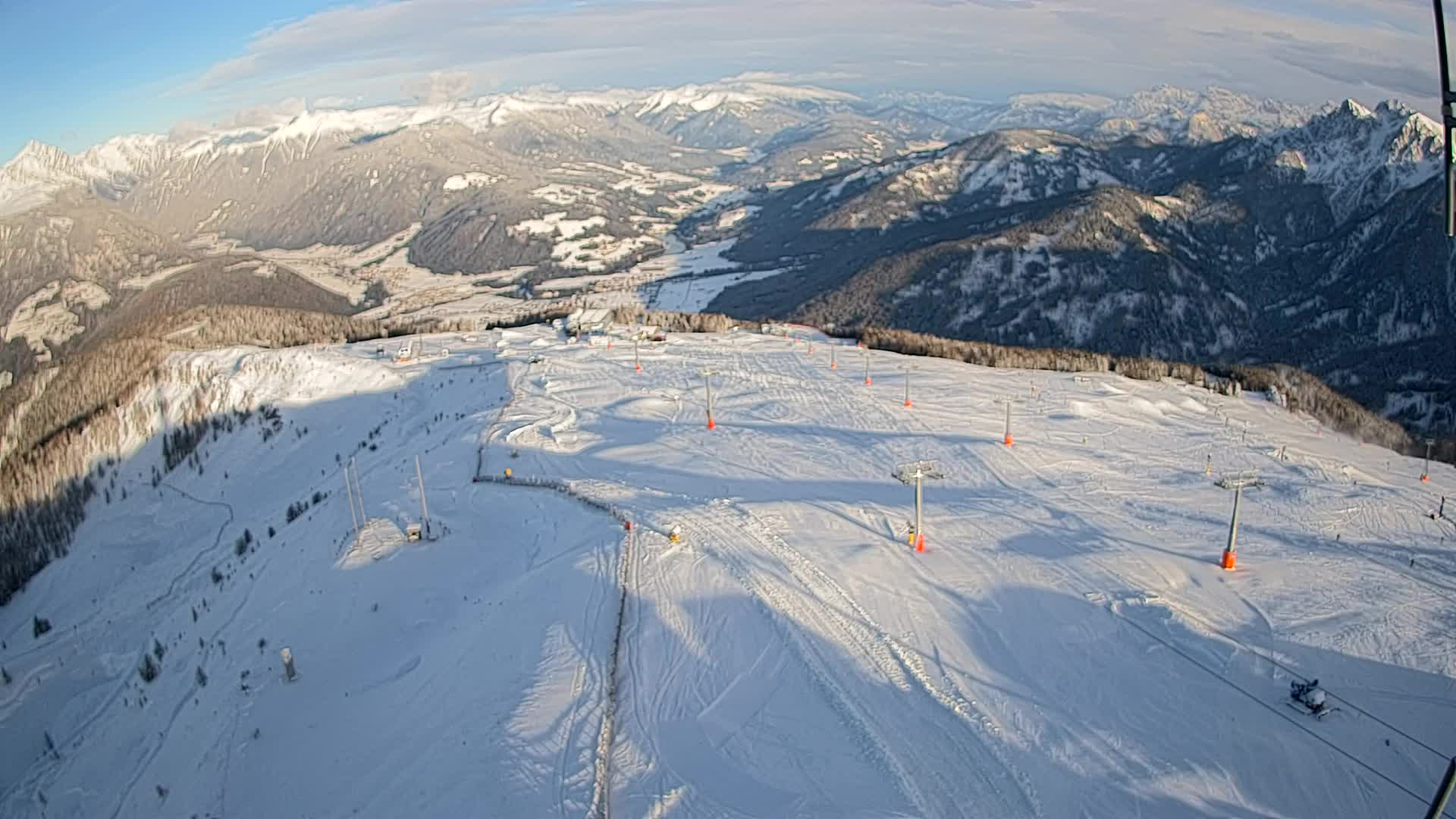 Kronplatz-Gipfel | Blick nach Olang – Valdaora