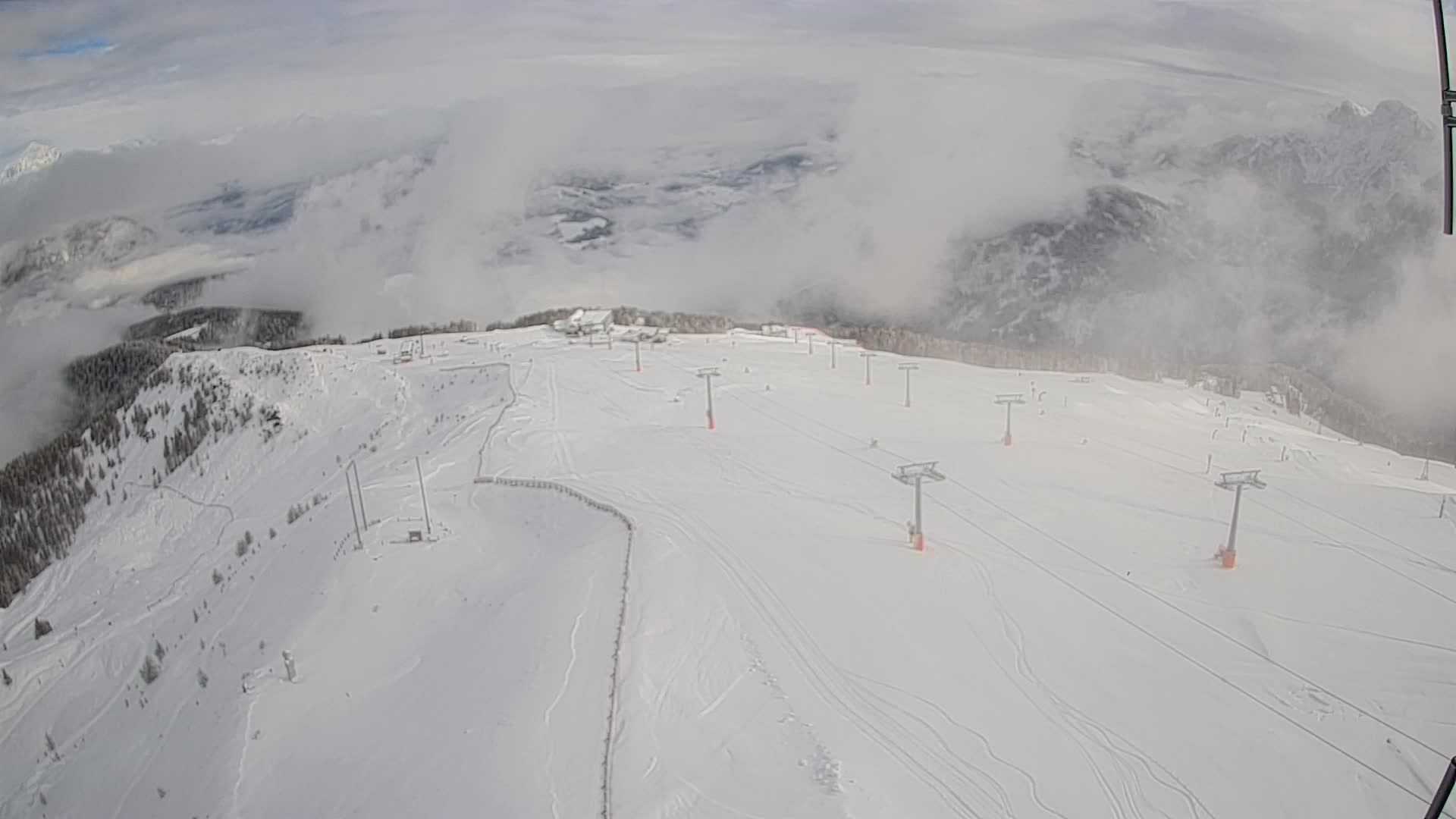 Sommet du Kronplatz | vue sur Valdaora – Olang