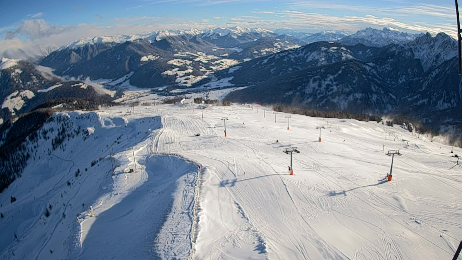 Kronplatz-Gipfel | Blick nach Olang – Valdaora