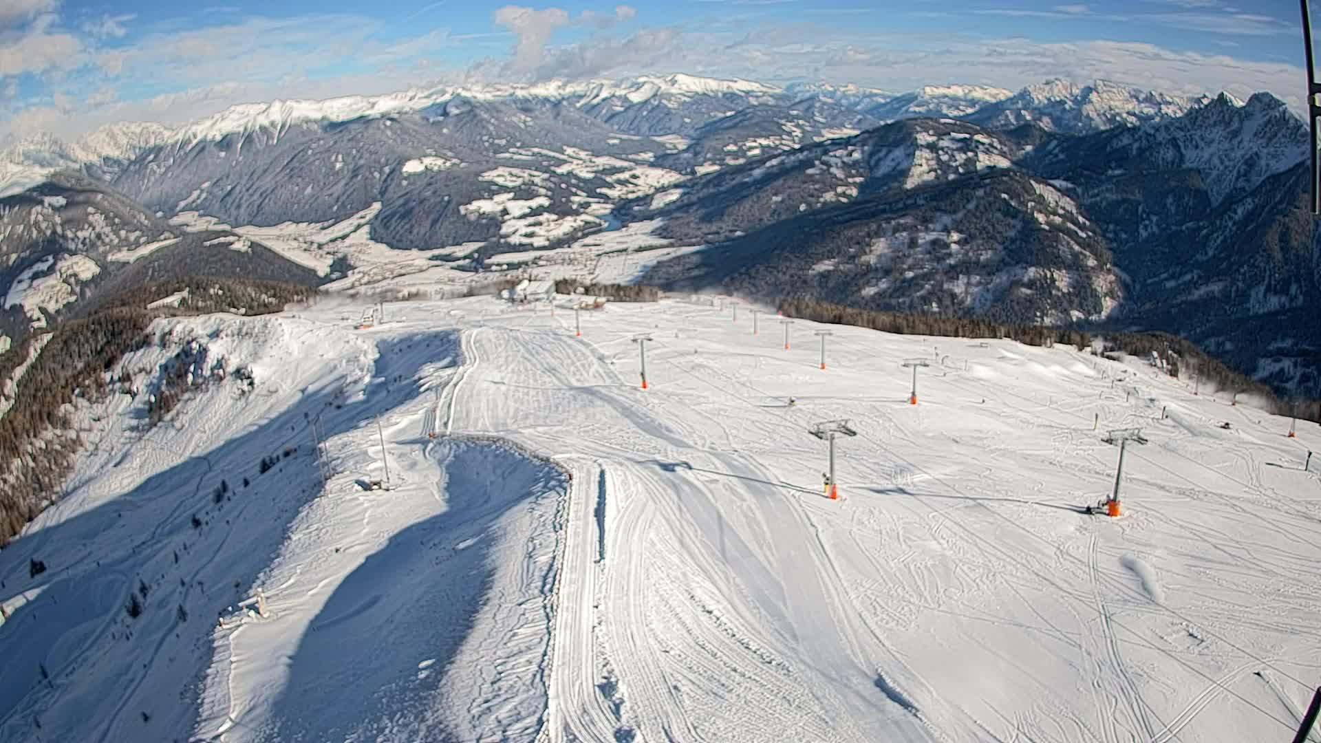 Kronplatz-Gipfel | Blick nach Olang – Valdaora