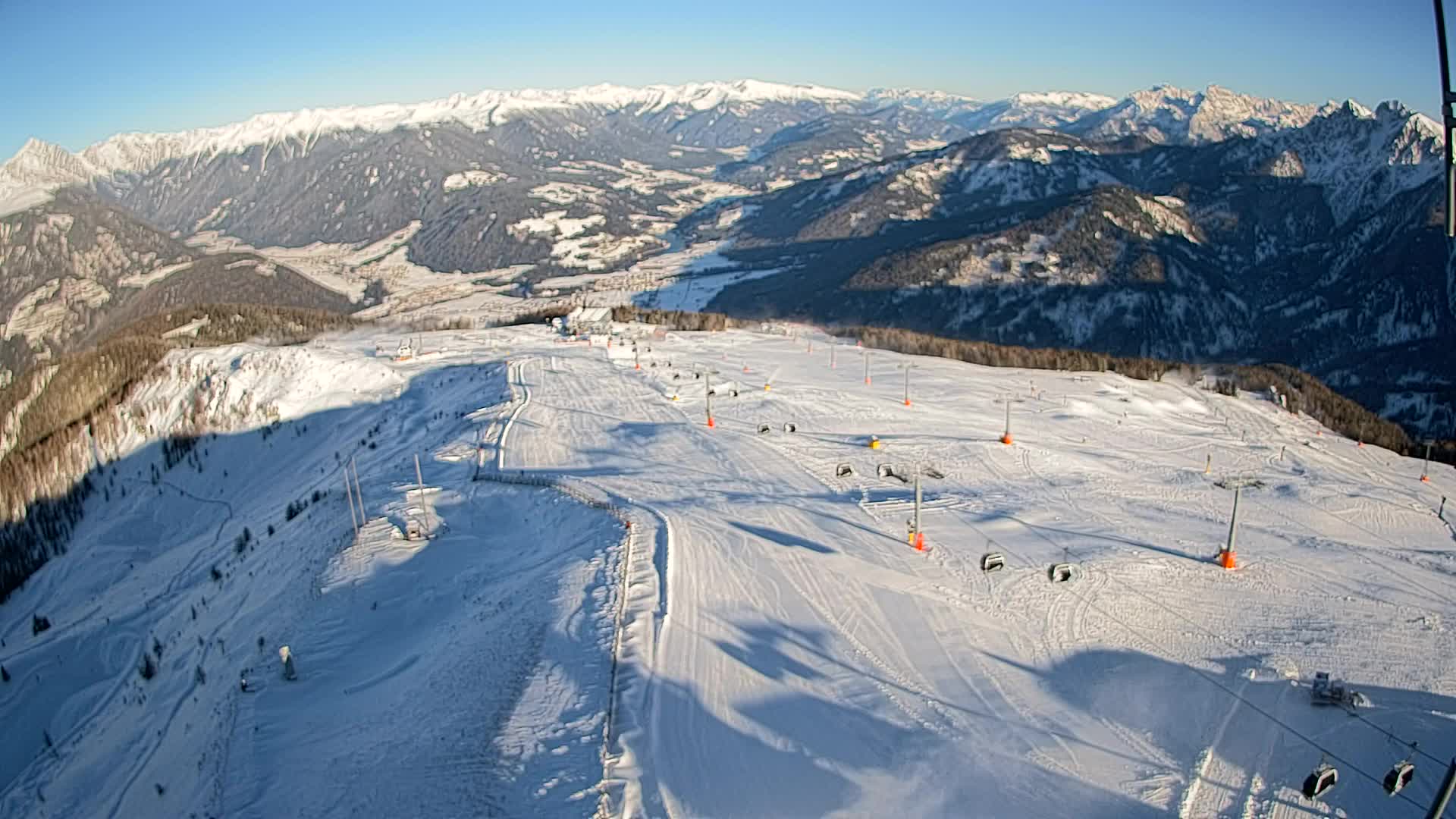 Kronplatz-Gipfel | Blick nach Olang – Valdaora