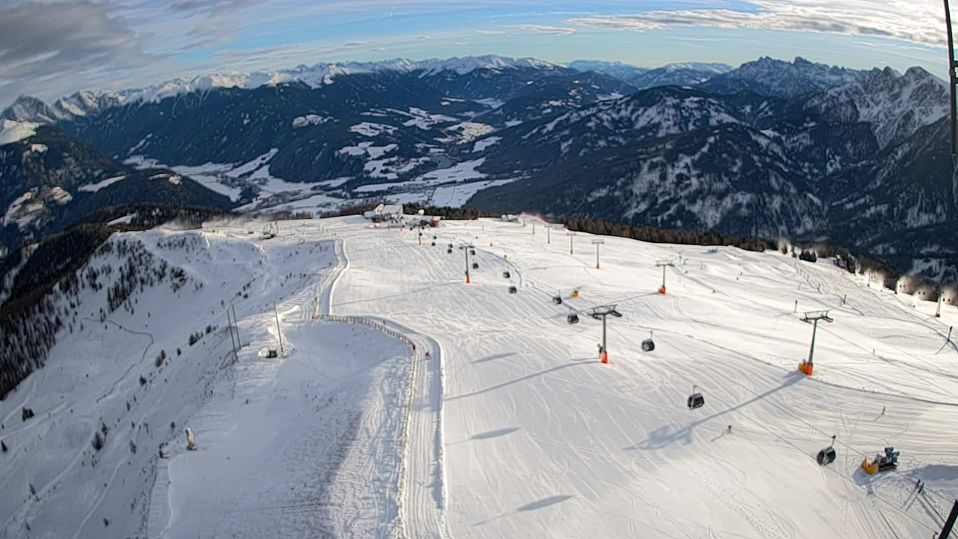 Sommet du Kronplatz | vue sur Valdaora – Olang