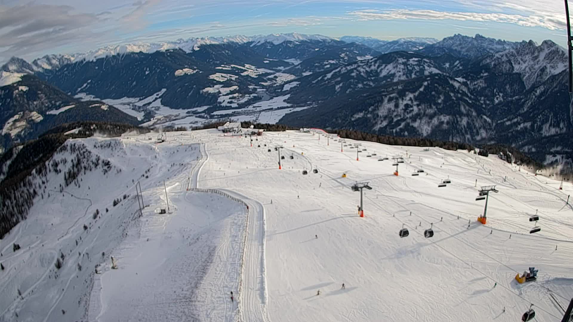Sommet du Kronplatz | vue sur Valdaora – Olang