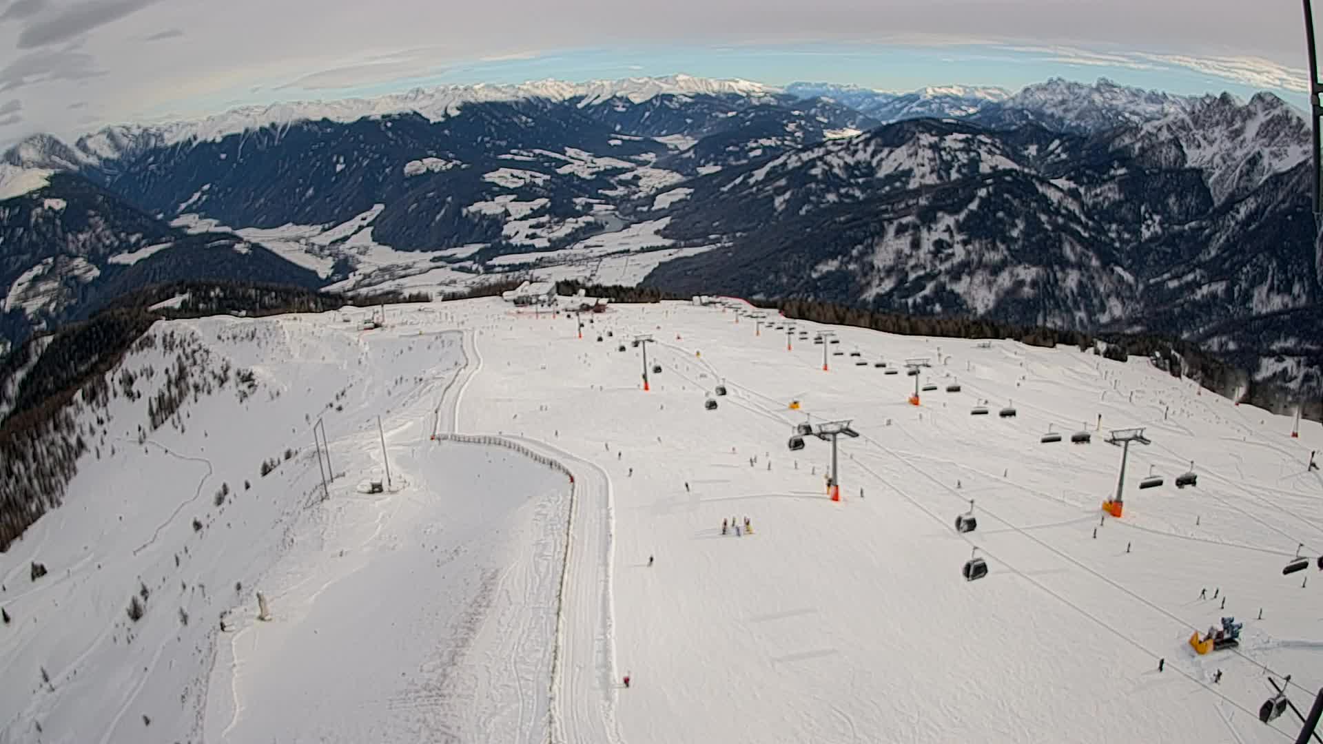 Sommet du Kronplatz | vue sur Valdaora – Olang