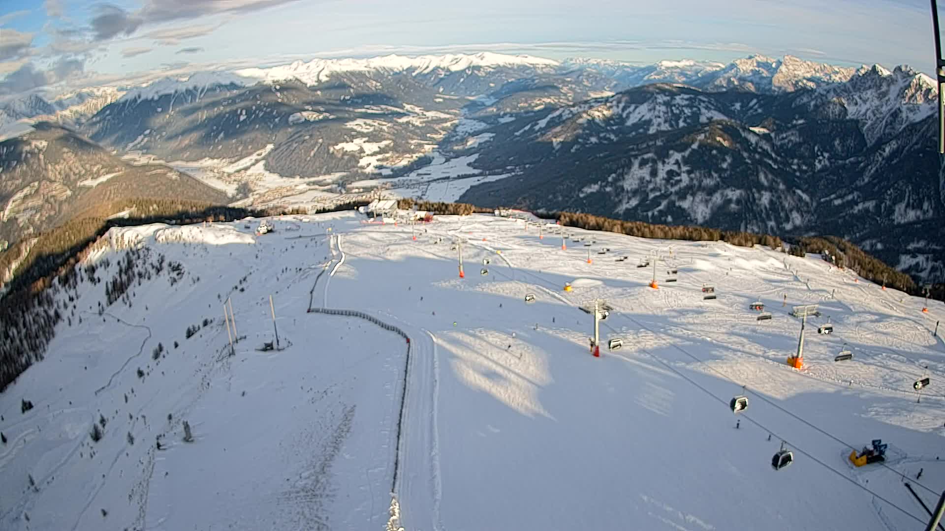 Kronplatz-Gipfel | Blick nach Olang – Valdaora