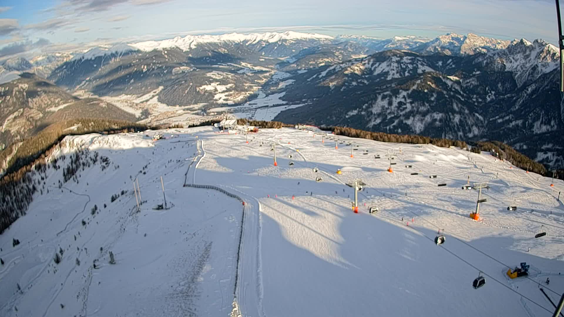 Kronplatz-Gipfel | Blick nach Olang – Valdaora