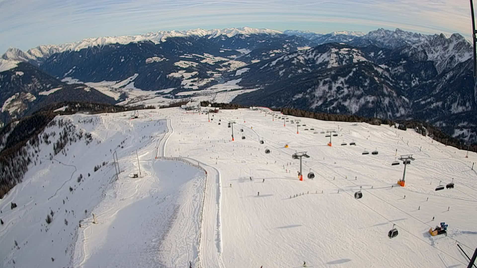 Sommet du Kronplatz | vue sur Valdaora – Olang