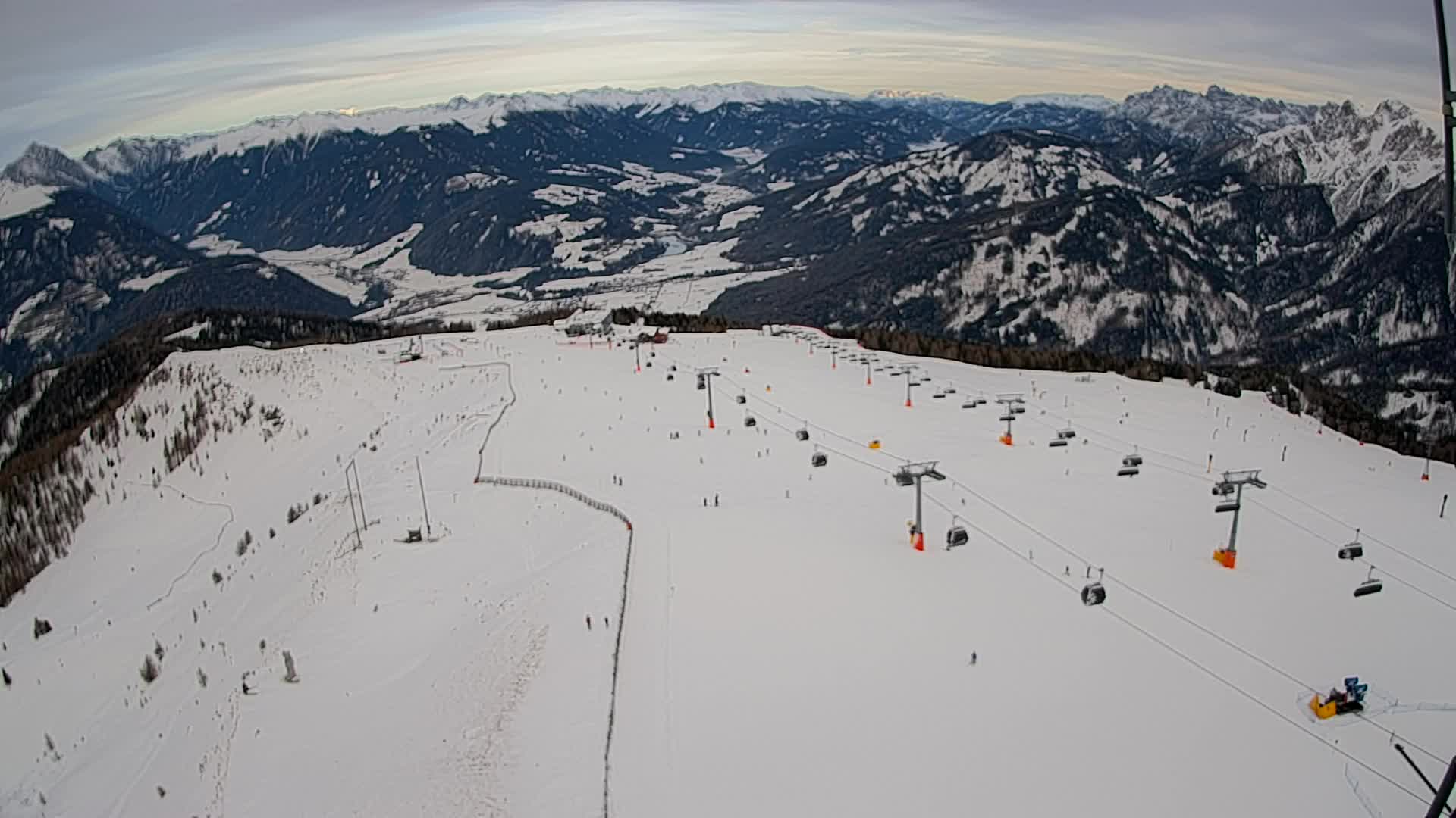 Sommet du Kronplatz | vue sur Valdaora – Olang