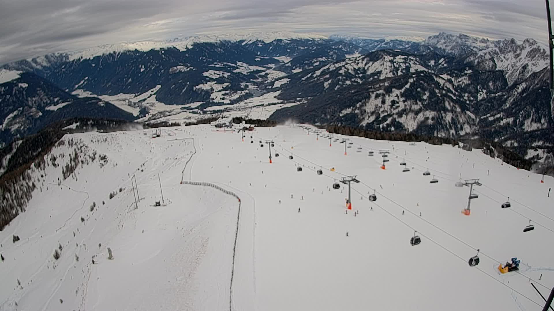 Sommet du Kronplatz | vue sur Valdaora – Olang